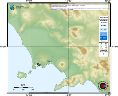Mappa comuni con almeno 3 questionari