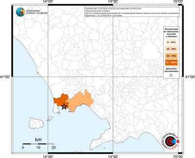 Mappa territorio comunale con almeno 3 questionari