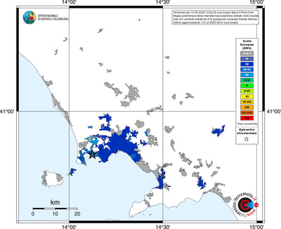 Mappa EMS - territori località
