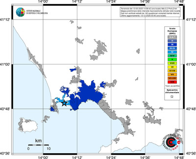 Mappa EMS - territori località