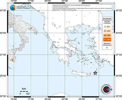 Mappa territorio comunale con almeno 3 questionari