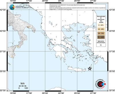 Mappa territorio comunale con almeno 3 questionari