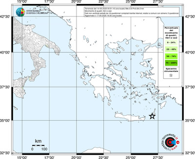 Mappa territorio comunale con almeno 3 questionari