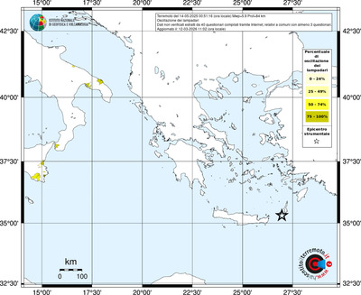 Mappa territorio comunale con almeno 3 questionari