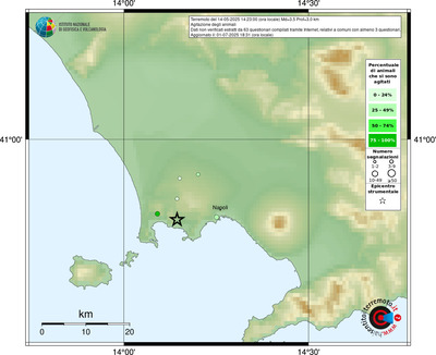Mappa comuni con almeno 3 questionari
