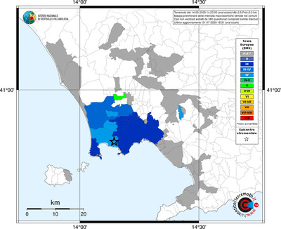 Mappa EMS - territori comunali
