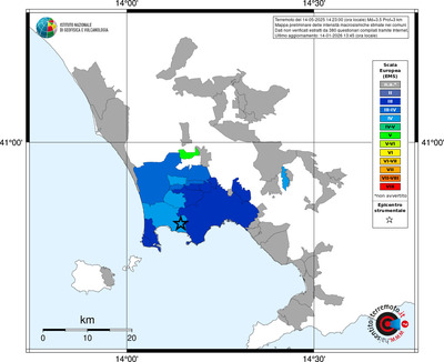 Mappa EMS - territori comuni