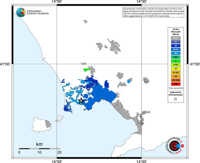 Mappa MCS - territori delle località