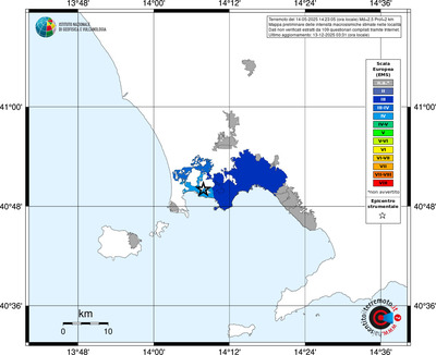 Mappa EMS - territori località