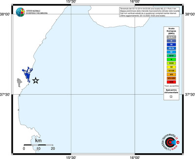 Mappa EMS - territori località