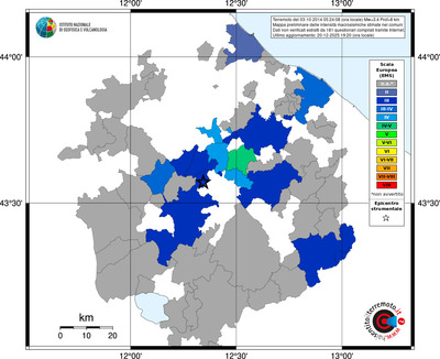 Mappa EMS - territori comuni
