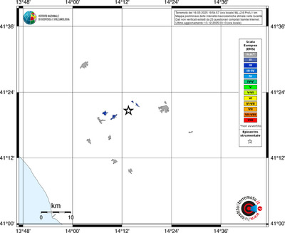 Mappa EMS - territori località