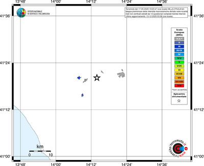 Mappa EMS - territori località