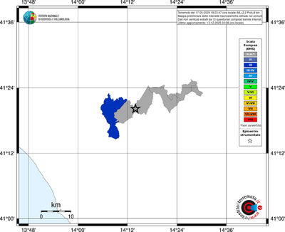 Mappa EMS - territori comuni