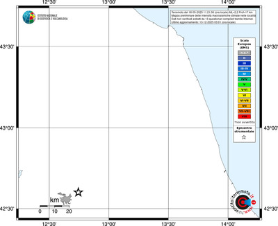 Mappa EMS - territori località