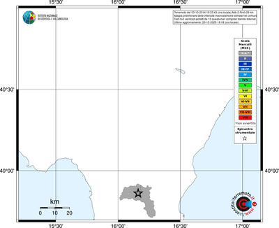 Mappa MCS - territori comuni