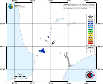 Mappa EMS - territori località