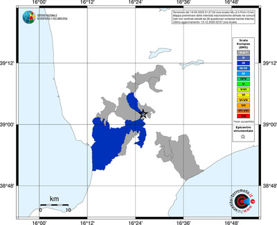 Mappa EMS - territori comuni