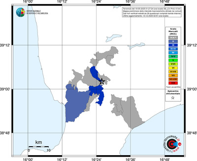 Mappa MCS - territori comuni
