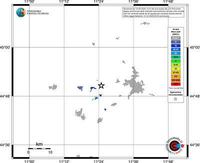 Mappa MCS - territori località