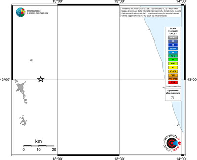 Mappa MCS - territori località