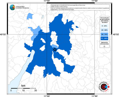 Mappa territorio comunale con almeno 3 questionari