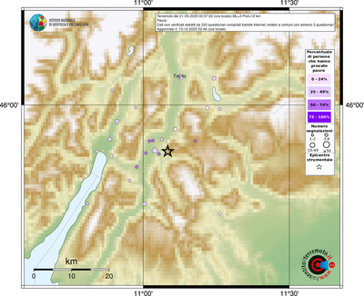 Mappa comuni con almeno 3 questionari