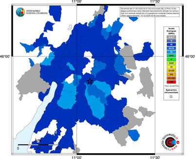 Mappa EMS - territori comuni