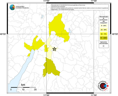 Mappa territorio comunale con almeno 3 questionari