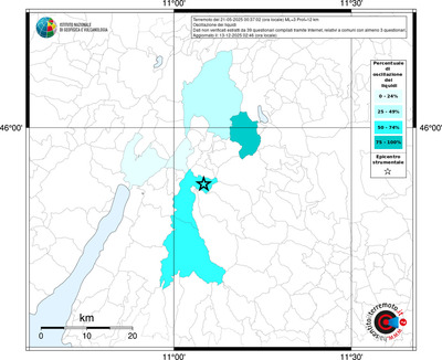 Mappa territorio comunale con almeno 3 questionari