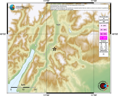 Mappa comuni con almeno 3 questionari