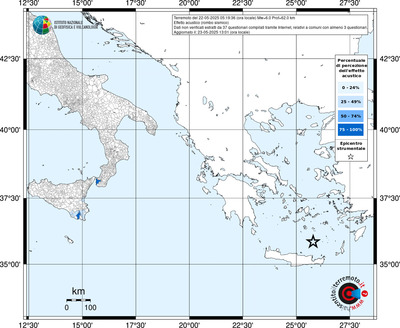 Mappa territorio comunale con almeno 3 questionari