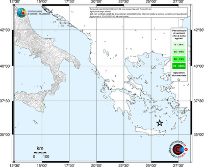 Mappa territorio comunale con almeno 3 questionari