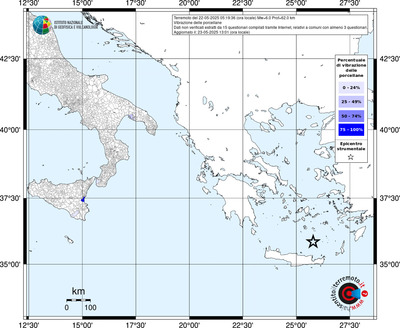 Mappa territorio comunale con almeno 3 questionari