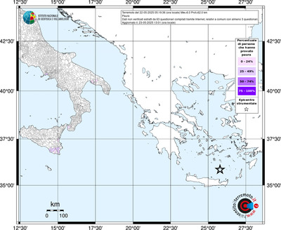 Mappa territorio comunale con almeno 3 questionari