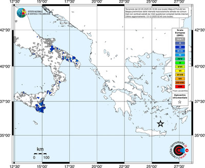 Mappa EMS - territori comuni