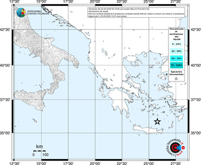 Mappa territorio comunale con almeno 3 questionari