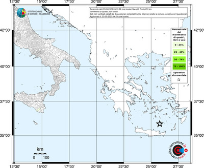 Mappa territorio comunale con almeno 3 questionari