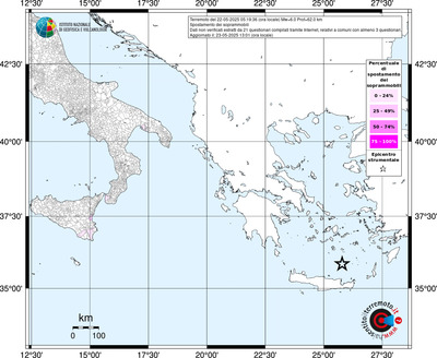 Mappa territorio comunale con almeno 3 questionari