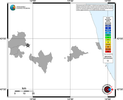 Mappa EMS - territori comuni