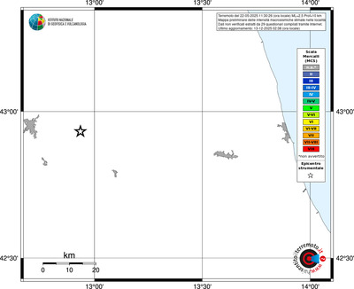 Mappa MCS - territori località