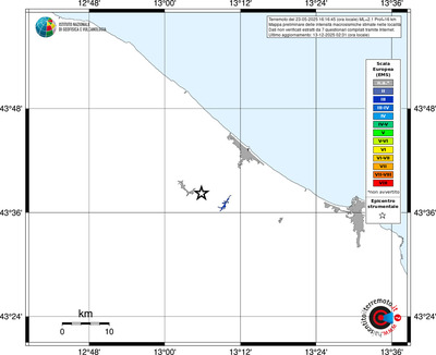 Mappa EMS - territori località