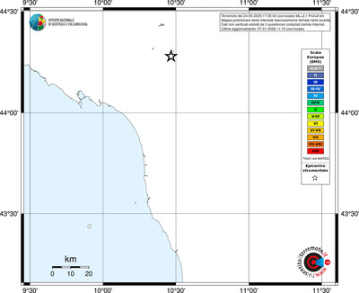 Mappa EMS - territori località