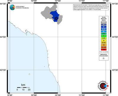 Mappa MCS - territori comuni