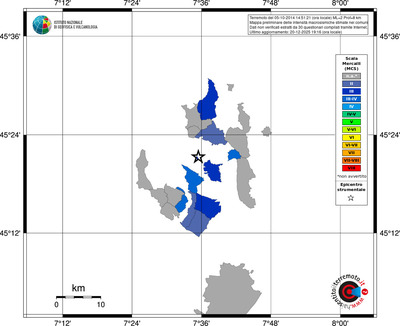 Mappa MCS - territori comuni