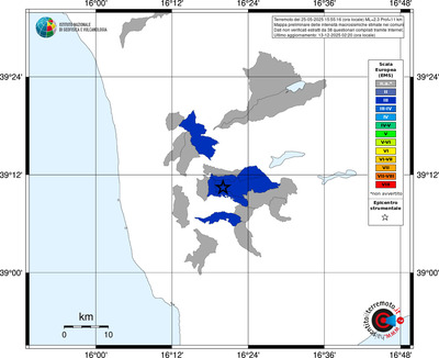 Mappa EMS - territori comuni