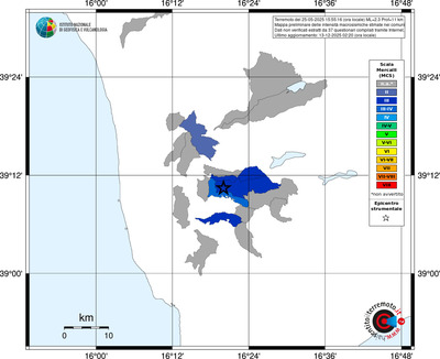 Mappa MCS - territori comuni
