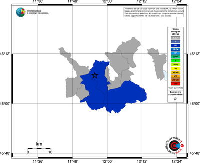 Mappa EMS - territori comuni