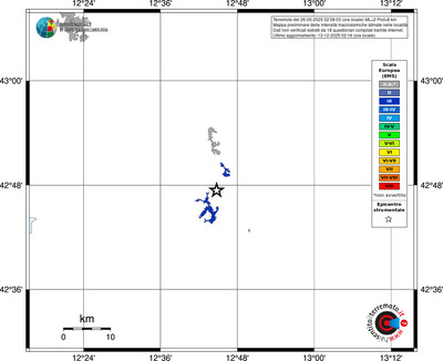 Mappa EMS - territori località