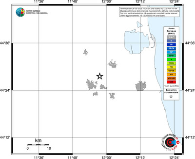 Mappa EMS - territori località